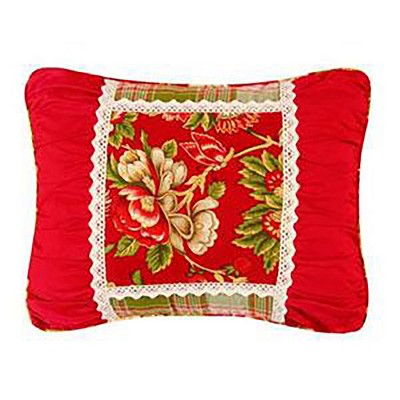 C&F Home 12" x 16" Floral Center Quilted Pillow