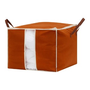 REGALWOVEN Storage Moving Bags for Organizing Bedroom Comforter Closet Organizers and Storage with Handles - 1 of 4