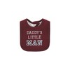 Hudson Baby Infant Boy Cotton Bodysuit, Pant and Bib Set, Boy Daddy - 3 of 4