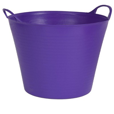 Colorful Tubtrug, 7 Gallon, Flexible Lightweight Gardening Basket, Indoor Outdoor Multi-Use