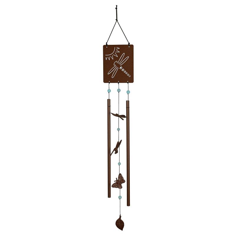 Woodstock Wind Chimes Signature Collection, Victorian Garden Chime, Rusted Steel Wind Chime, 1 of 10