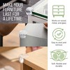 Maplefield [12 Pack] Baby Proofing Corner Protectors - Furniture Edge Protector Corner Bumpers for Babies and Kids - Clear - 4 of 4