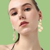 SOHI Women's Blue Dented Drop Earrings - 3 of 3