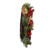 Kurt Adler 24-inch Unlit Gold and Red Poinsettia Wreath - image 4 of 4