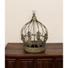 HomeRoots 10" Bronze Metal Hand Painted Decorative Crown - 2 of 4