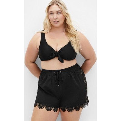 Women's Plus Size Alicante Boardshort - black | CITY CHIC
