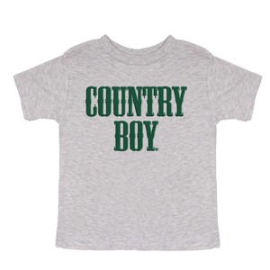 Country Boy Puff Print - Youth Short Sleeve Graphic T-Shirt and Toddler Short Sleeve Graphic T-Shirt - 1 of 4