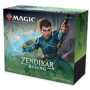 Magic The Gathering Magic: The Gathering Zendikar Rising Bundle | 10 Draft Booster Packs (150 Cards) | Foil Lands | Accessories - 1 of 4