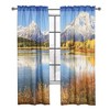 Habitat Photo Real Mountains Light Filtering Printed Mountain Lake Scene Pole Top Curtain Pair Each 38" x 84" Multicolor - 2 of 4