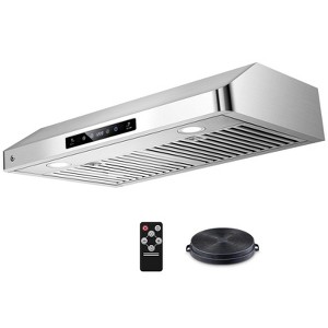 Range Hood Insert 30 Inch 900 CFM with 9 Speed Fan,Convenient Gesture Touch Control, ETL Listed, 3W LED Light Strip, Touch Control, Baffle & Charcoal Filters - 1 of 4