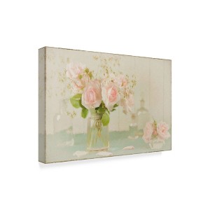 Trademark Fine Art -Cora Niele 'Vintage Roses Still Life' Canvas Art - 1 of 3