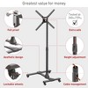 Barkan 13" - 65" Mobile TV Mount Cart, Tilt & Height Adjustment - 3 of 4