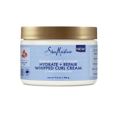 SheaMoisture Manuka Honey + Yogurt Hydrate + Repair Whipped Curl Cream - 11.5oz