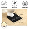 Evideco French Home Goods Non-Slip Microfiber Bathmat with 'Bath Time' Design - 3 of 4