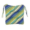 Blazing Needles, 16-inch Spun Polyester Outdoor Square Tufted Chair Cushions (Set of 2) - 2 of 2