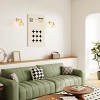 Gold Brass Wall Sconce with Rotating Steel Arm, Remote Control Wall Light, Tulip High-Transmittance Glass Shade for Bedroom - 4 of 4