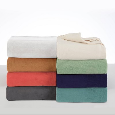 Twin Desert Sage Fleece Sherpa Reversible Blanket