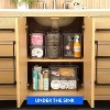 LunaLulinlk Clear Refrigerator Organizer Bins For Pantry Organization and Food Storage, 2 Pack - 4 of 4