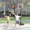RISOKEYS Portable Basketball Hoop System, Height Adjustable 7.5ft - 9.2ft, with 32 Inch Backboard and Wheels for Kids Youth &Adults, Indoor/Outdoor - 3 of 4