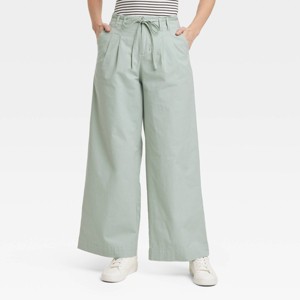 Women's High-Rise Wide Leg Chino Pants - A New Day™ - 1 of 3