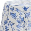 Blue Birds Garden Stool - ACS4514 - Indoor/Outdoor - Blue/White - Safavieh - 3 of 4