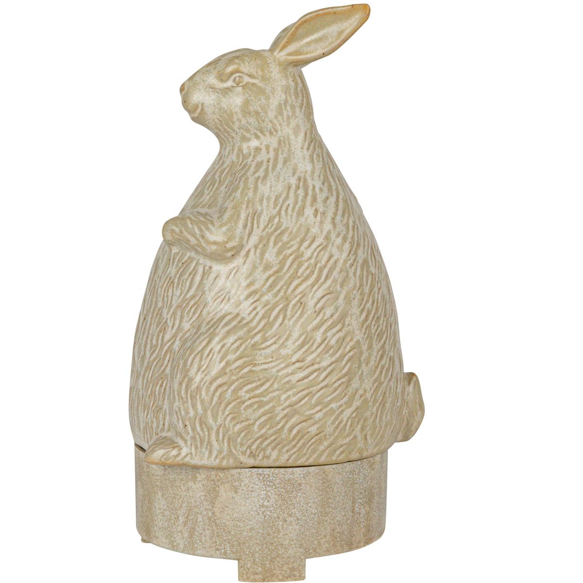 Storied Home Stoneware Rabbit Oil Diffuser with Timer, Cream - thumbnail 9