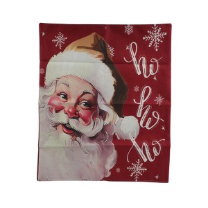 Unique Bargains Dining Chair Slipcovers Linen Red 22.83"x19.29" 1 Pcs - 1 of 4