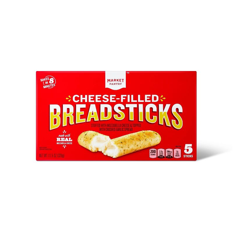 Cheese Filled Frozen Breadsticks - 12oz - Market Pantry&#8482;, 1 of 4