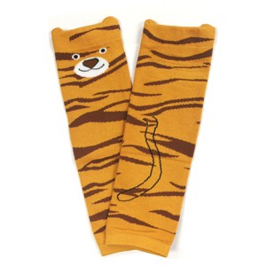 Wrapables Animals and Fun Colorful Baby & Toddler Leg Warmers, Tiger - 1 of 2