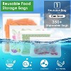 LunaLulinlk 20Pcs Reusable Food Storage Bags - 3 of 4