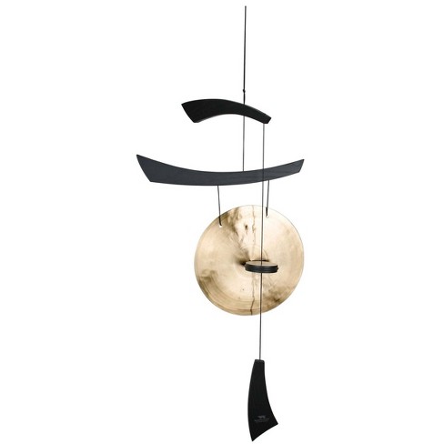 Woodstock Wind Chimes Signature Collection, Emperor Gong, Medium 34'' Black Wind Gong EGCB - image 1 of 4