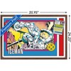 Trends International Marvel Trading Cards - Iceman Framed Wall Poster Prints - 3 of 4
