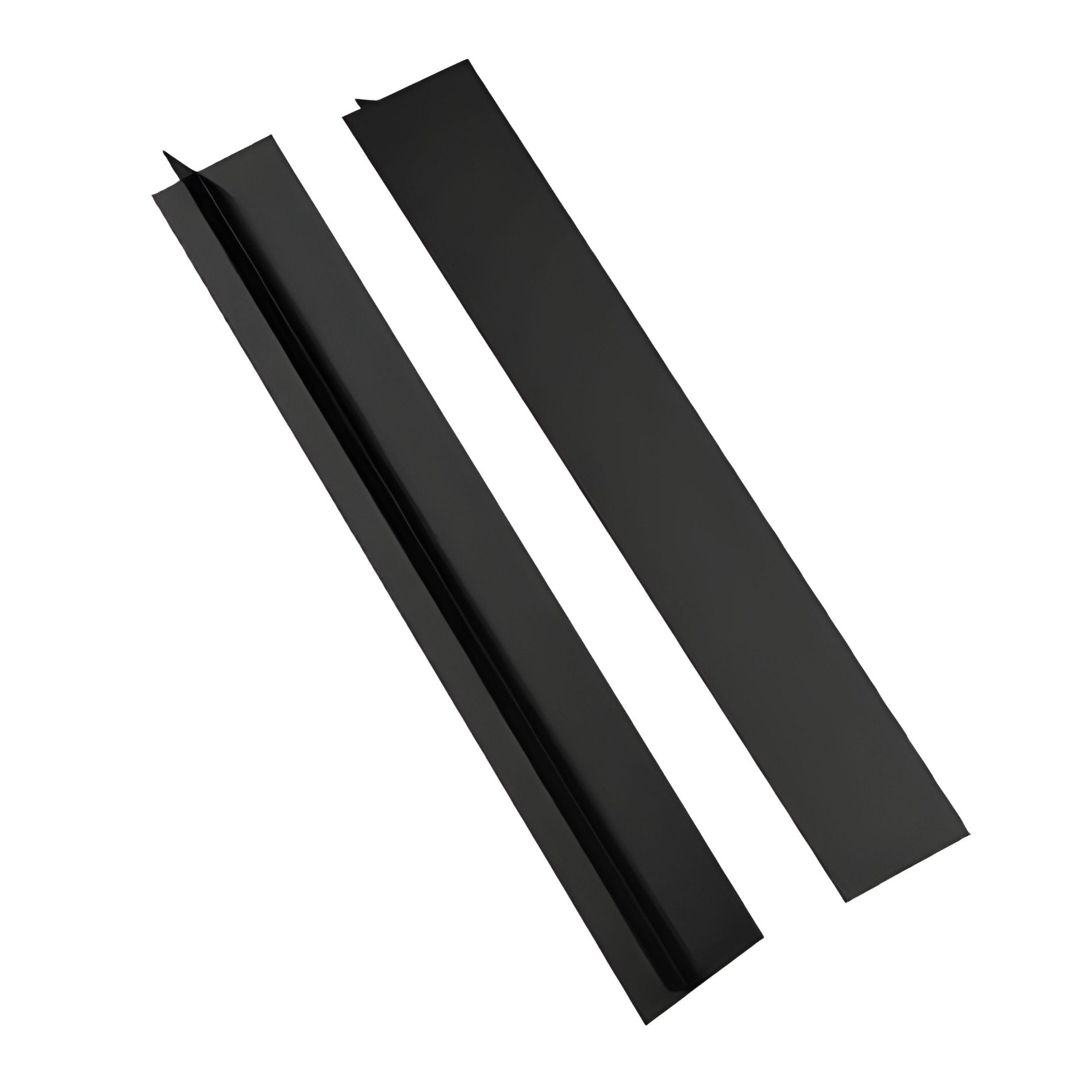 Kitcheniva Silicone Gap Sealing Strip for Kitchen Stove 2 Pcs Black