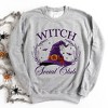 Simply Sage Market Women's Graphic Sweatshirt Witch Social Club Purple Hat - 3 of 4