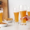 True Wheat Beer Glasses, Pilsner Beer Glass, Craft Brew Lovers Glassware, 23 Ounce, Large Beer Glasses, Set of 4 Pilsner Glasses, Clear Glass - 3 of 4