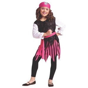 Fun World Girls' Carribean Pirate Costume - 1 of 2