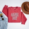 Simply Sage Market Women's  Garment Dyed Graphic Sweatshirt Embroidered Game Day Arched - 3 of 3
