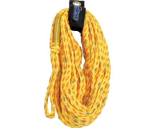 Cwb Connelly Proline 60 Foot 4 Ride Tube Rope With Braided Neoprene, Volt Orange