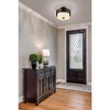 Counterpoint 2-Light Semi-Flush Mount Ceiling Light - Matte Black, Mid-Century Modern Design - 3 of 4