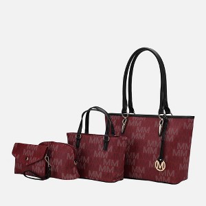 MKF Collection Alexy M Signature Tote Purse Handbag Women’s Set Vegan Leather by Mia K. - 1 of 4