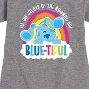 - Blue's Clues & You! - All The Colors Of The Rainbow Are Beautiful Graphic Short Sleeve Fleece Dress - 2 of 4