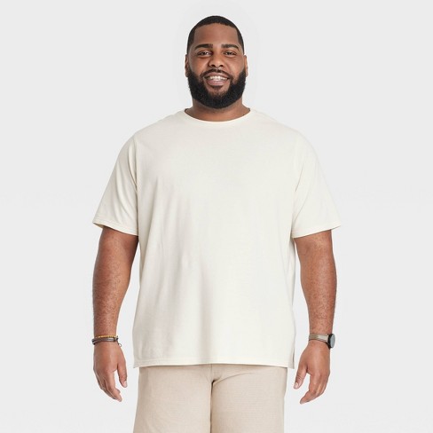 Oversized Fit T-shirt - Beige - Men