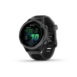 Garmin Forerunner 570 42mm Slate Gray Aluminum with Translucent Black/Black Band - 1 of 4