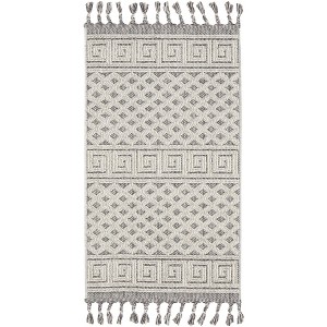 Nourison Elwood Greek Key Textured Indoor Tassel Fringe Rug - 1 of 4