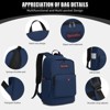 Generic Classic Casual Backpack, Lightweight Daypack with 10 Pockets, Laptop Compartment, EVA Foam Pad - 3 of 4