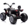 24V 2-Seater Kids Ride On ATV Car, Electric 4 Wheeler Off-Road Vehicle with Dual 550W Motors, LED Lights & Music - 2 of 4