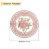 Unique Bargains Polyester Floral Pattern Vintage Lace Absorbent Coasters - 2 of 4