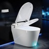 Costway Smart Toilet Elongated Bidet Toilet with Adjustable Heated Seat & Dryer Night Light 1000 Gram MaP Flushing Score - image 3 of 4