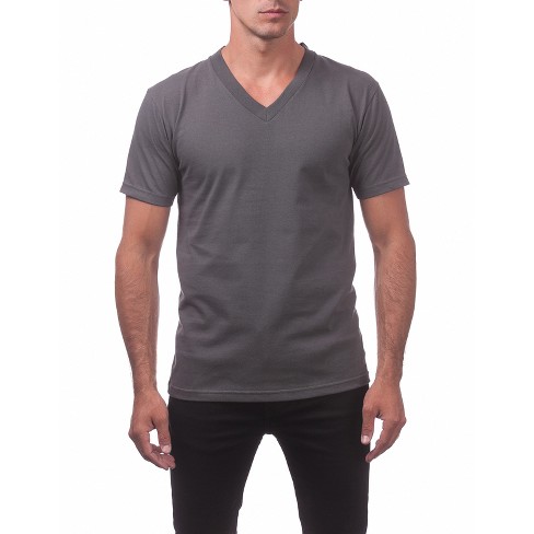 Pro Club Men's Comfort Cotton Short Sleeve V-neck Tee T-shirt ...