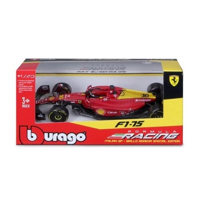 Bburago 2022 Ferrari Italian GP Monza #16 C. Leclerc Ferrari Racing F1-75- Racing Formula 1:43 Scale